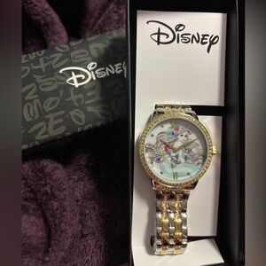 Disney Gold and Silver Ariel Watch - Adult Size